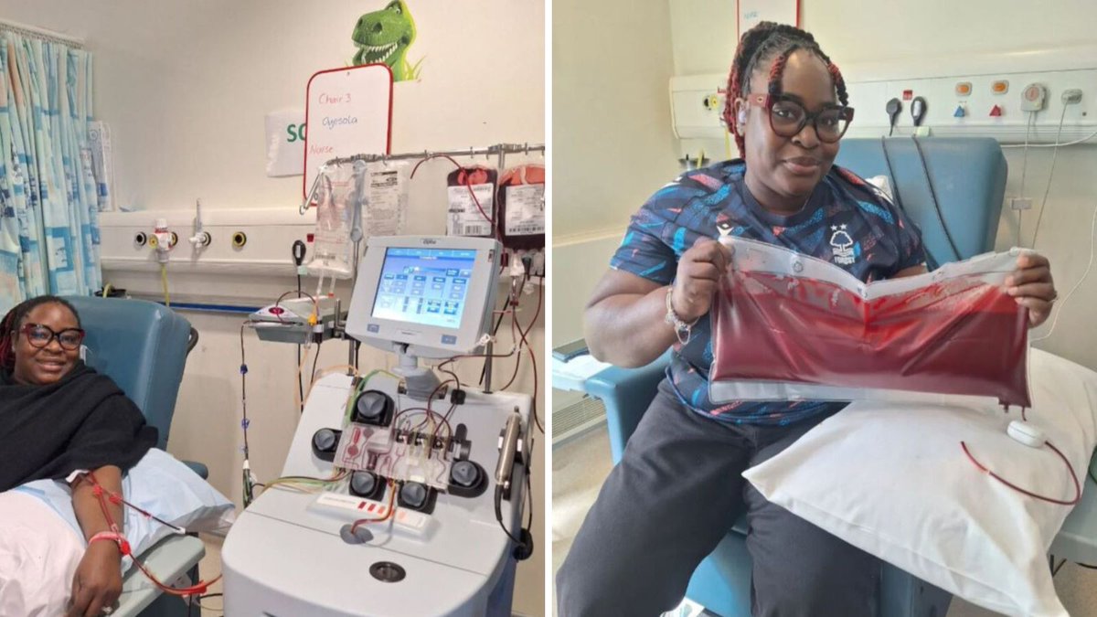 "Every 4 weeks, I receive 10 bags of donated red cells to replace my diseased sickled cells.

"In a year, 120 kind people give me the chance to be all that I can be. I cannot thank them enough."

#WorldSickleCellDay #GiveBlood