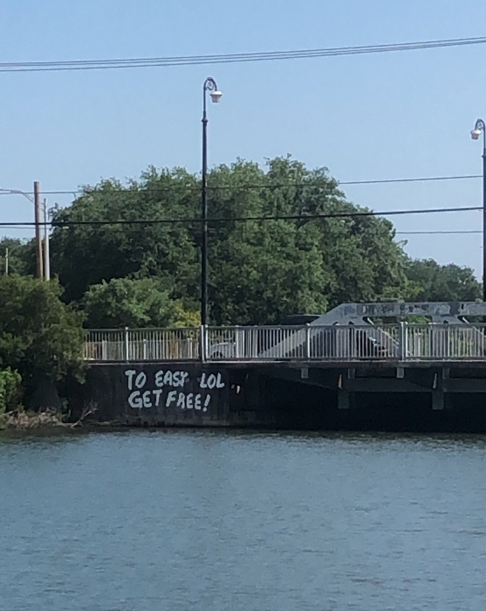Seen in New Orleans: 

“TO EASY LOL,
GET FREE!” 

(reference to the OJC jail break)

#FreeThemAll