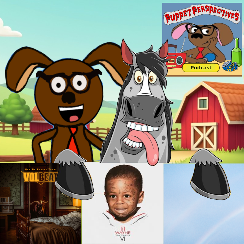 Finally back to podcasting but with a new 2D looking! For now listen to reviews for new albums from <a href="/LilTunechi/">Lil Wayne WEEZY F</a> <a href="/TURNSTILEHC/">TURNSTILE</a>  &amp; <a href="/VOLBEAT/">Volbeat</a>  #animatedpuppet #albumreviews #AnimatedPodcast #thacartervi #neverenough #GodOfAngelsTrust "Back On The Horse" (6-15-25)