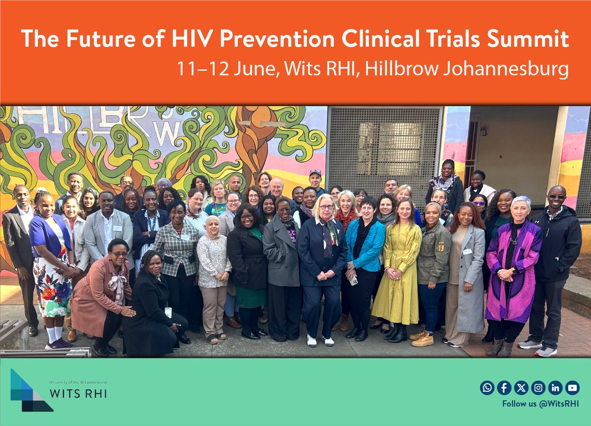 🔙 #ThrowbackThursday Global minds met at <a href="/WitsRHI/">Wits RHI</a> to reimagine the future of #HIVPrevention. From PrEP &amp; bnAbs to ethical, inclusive &amp; community-led trials, this summit sparked bold ideas for impact. <a href="/HIVForum/">Forum for Collaborative Research</a> #ClinicalTrials #WitsRHI #HealthEquity