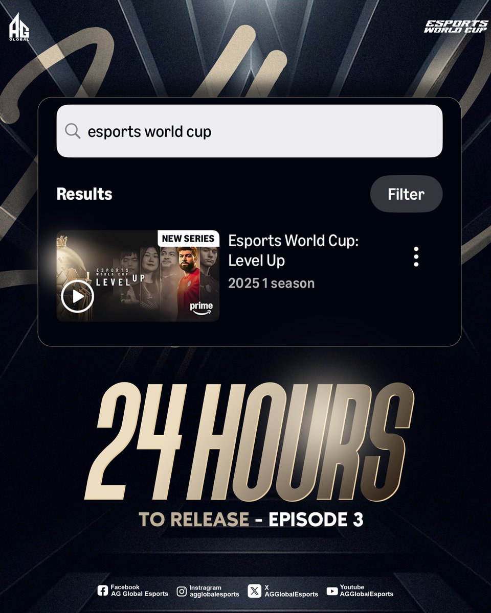 The hype just keeps building!
Episode 3 is on its way, and we’re all in for another epic ride.

Can’t wait to relive the moments!

#DreamBeforeGlory | #EsportsWorldCup