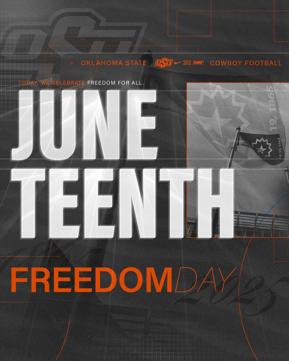 Honoring the trailblazers who came before us while celebrating the road ahead—so that freedom, equality, and justice always prevail. #GoPokes #Legends #Family #Juneteenth