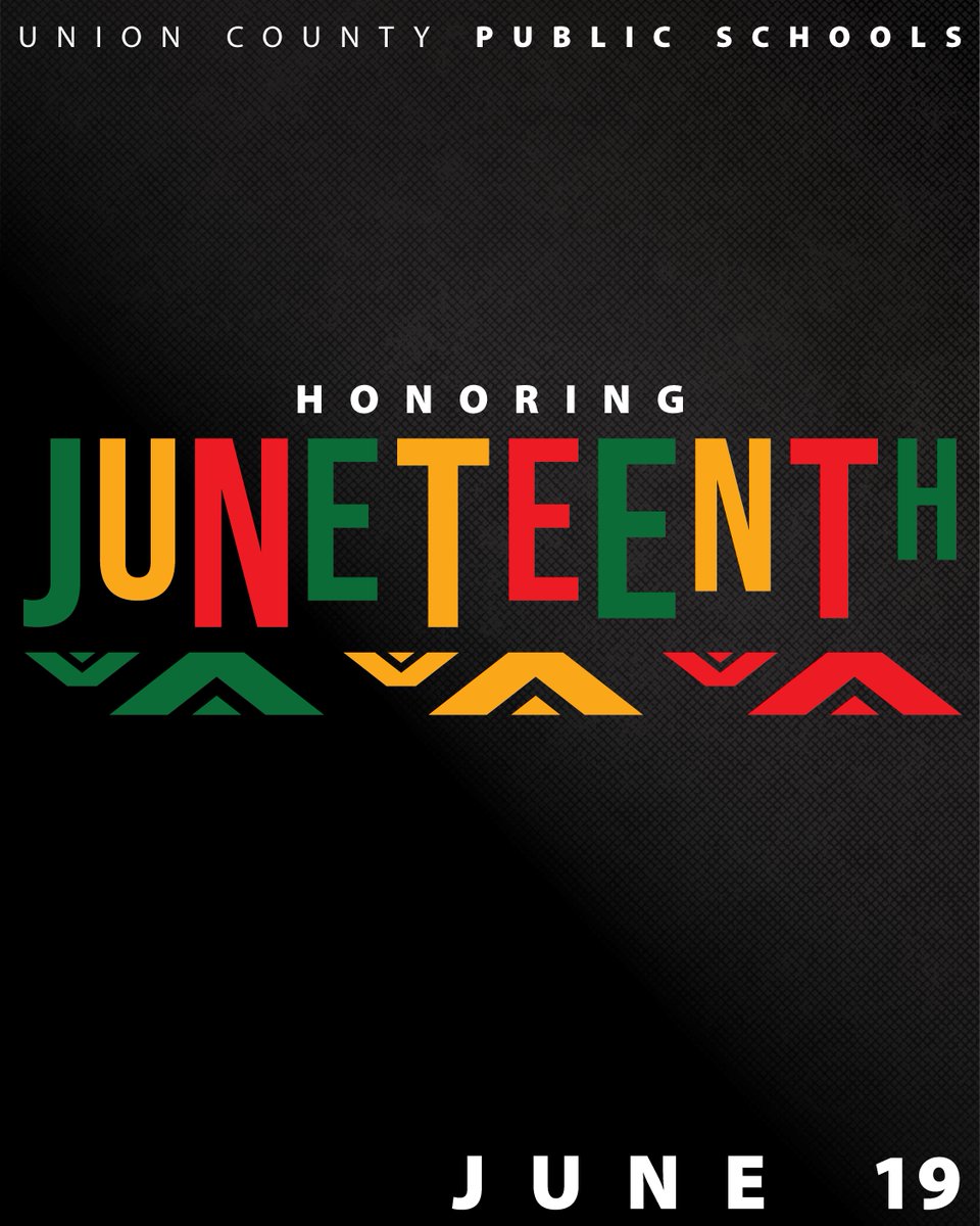 Poplin Elementary School (@poplinesnc) on Twitter photo #UCPS recognizes Juneteenth, which marks the day the last enslaved African Americans in Galveston, Texas were notified of their freedom on June 19, 1865.ย #PoplinNation #AlwaysForward #everyopportunity #TeamUCPS <a href="/AGHoulihan/">Andrew G. Houlihan</a> @ucpsnc <a href="/boatcandice/">Candice Boatright</a> <a href="/Shanda_Lauri/">Shanda Lauri</a> #UCPS recognizes Juneteenth, which marks the day the last enslaved African Americans in Galveston, Texas were notified of their freedom on June 19, 1865.ย #PoplinNation #AlwaysForward #everyopportunity #TeamUCPS <a href="/AGHoulihan/">Andrew G. Houlihan</a> @ucpsnc <a href="/boatcandice/">Candice Boatright</a> <a href="/Shanda_Lauri/">Shanda Lauri</a>