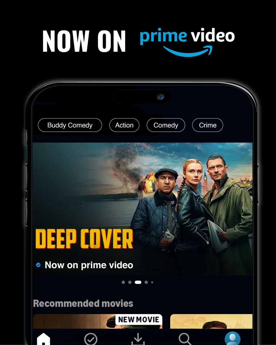 ما الجديد على أمازون برايم؟

بإنتاج مشترك مع إيمج نيشن أبوظبي، يأتيكم فيلم "Deep Cover" بمزيج من التشويق، الكوميديا، والفوضى!

فرقة من الممثلين المرتجلين تجد نفسها فجأة وسط مهمة سرية مع الشرطة..... فهل ستنجح مهاراتهم في التخفي؟ 🥷

يعرض الآن على أمازون برايم.

#إيمج_نيشن_أبوظبي