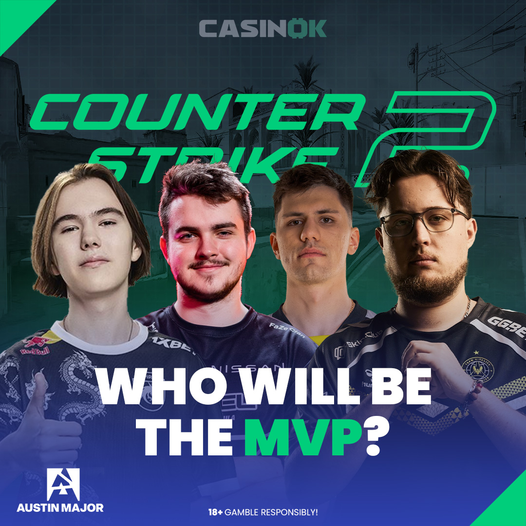 Comment your MVP + your casinok.casino/x username
Don't forget to tag your friend!🤓

Make sure you're following us! 🚨 Only followers will participate

🔥donk (Team Spirit)
MVP – Katowice 2024 &amp; Copenhagen Major
🎯ZywOo (Team Vitality)
HLTV #1 Player – 2019, 2020, 2022,