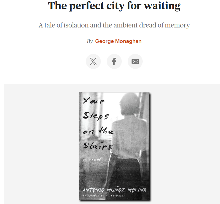 And I am totally thrilled to be in the <a href="/TheTLS/">The TLS</a> as well this week, reviewing a novel set in Lisbon! O the Lisbon days...