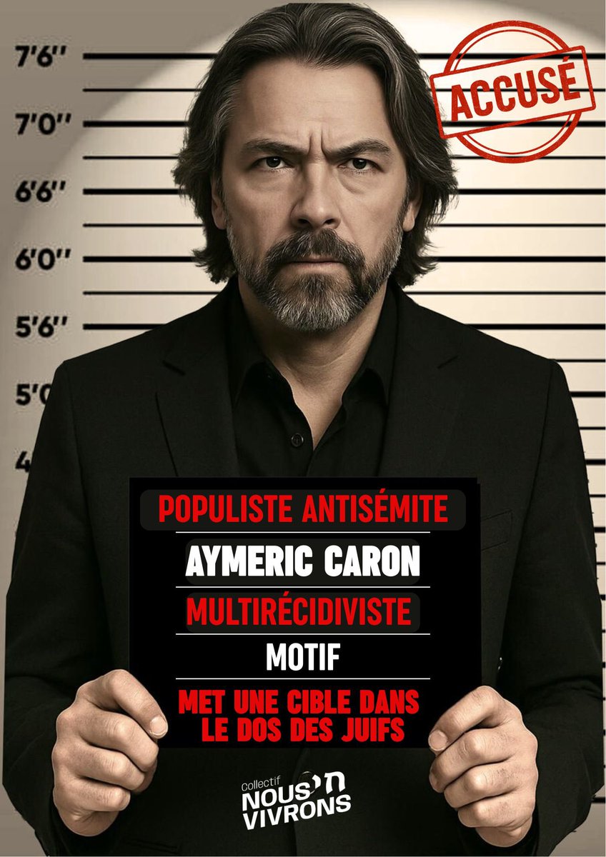 Nous pouvons parler d’obsession antisémite dans le cas d’<a href="/CaronAymericoff/">Aymeric Caron</a>