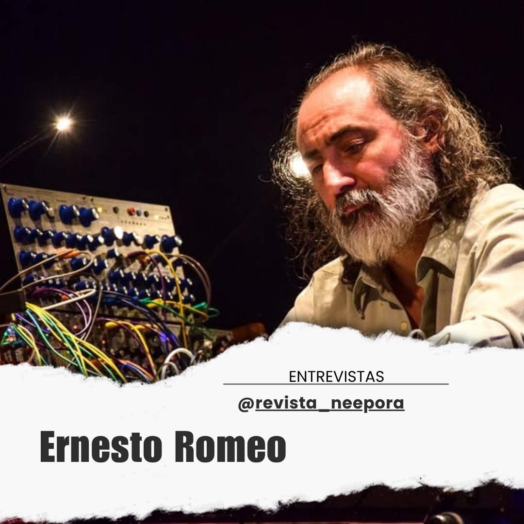 Ernesto Romeo: “Trabajo con una materia sonora que no excluye a lo que se denomina ruido” #entrevista en ñeepora.com.ar/2025/06/ernest…