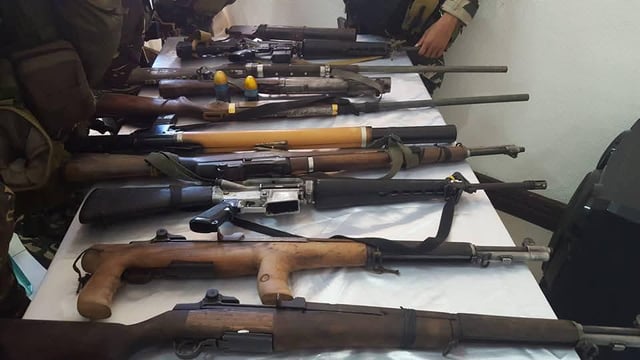 Dual grip M1 Garand seized somewhere in the Philippines