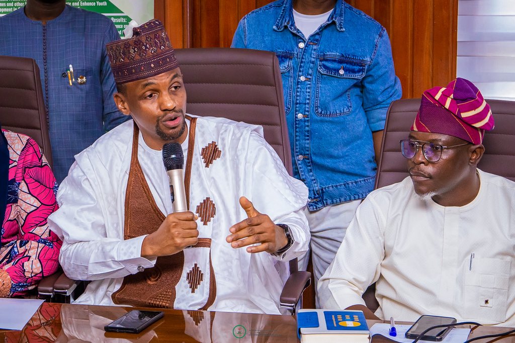 AhmedAdamu's tweet image. During the Youth Confab Press Conference in Abuja.