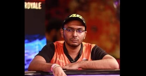 PkrGuru's tweet image. The ₹10 Lakhs GTD #DailyLastChance on #PokerBaazi once again proved why it's a late-night staple for India's tournament grinders. 🌙The Wednesday night edition kicked off at 10:30 PM and drew a sizeable 674-entry field (362 unique), effortlessly crushing its guarantee to build a