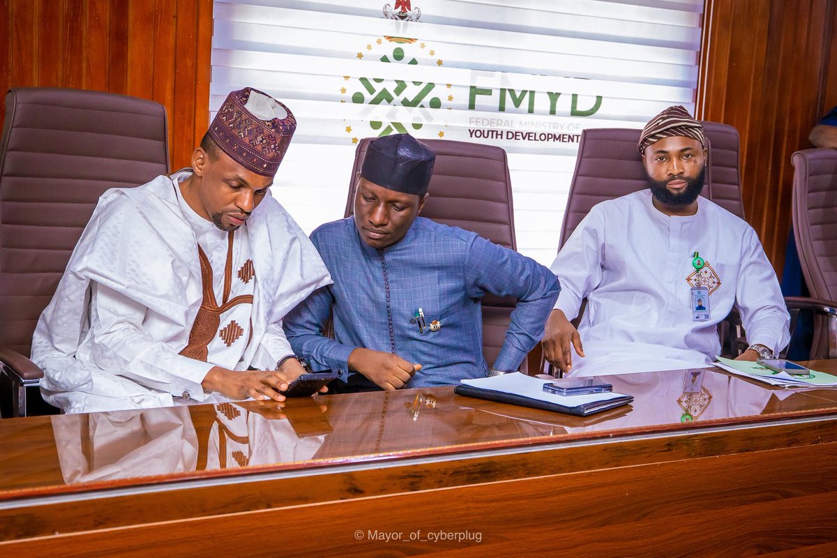 AhmedAdamu's tweet image. During the Youth Confab Press Conference in Abuja.