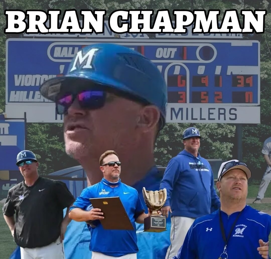 Congrats to Brian Chapman on an incredible baseball coaching career. As a Cranford Asst, 6 UCT Titles, 6 State Sectional Titles, Group 3 Title. Head Coach at Millburn, 292-114 record, .719 Win%, 2 GNT Titles, 6 State Sectional Titles, &amp; 2 Group 4 Titles. You are the best!