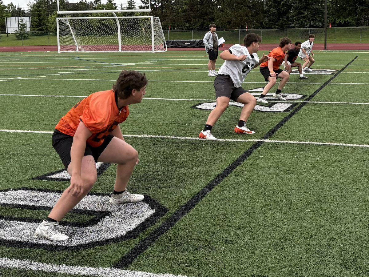 2025 110% week is complete. One of the toughest and best weeks of our summer program. 107 athletes finished with perfect attendance and will earn a 110% helmet sticker.