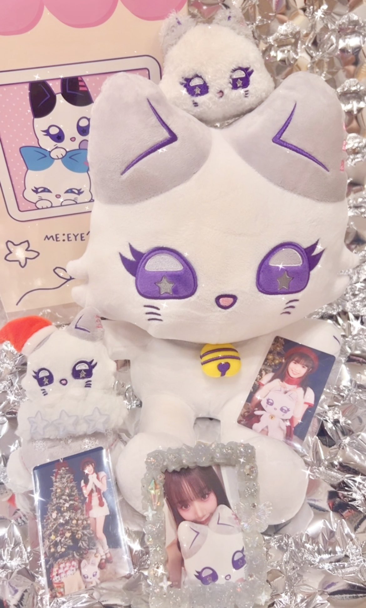 清水恵子 K:NYAN おすわりME:EYE's ぬいぐるみ　トレカ　新品未開封 ME:I 清水恵子 ミャイ おすわりME:EYE's K:NYAN トレカ付き