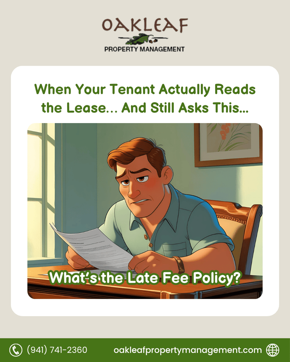 OakleafPM's tweet photo. 📄 As a landlord, sometimes it feels like you’ve answered every question, only for tenants to ask again!

📞 Call us today: (941) 741-2360
🌐 Visit: https://t.co/l7F4yHMPJc

#OakleafPropertyManagement #PalmettoRentals #ManateeProperties #BradentonLandlords #ClearwaterRealEstate https://t.co/tI8UjXhUHl