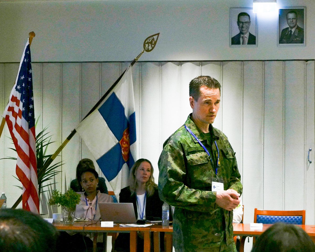 FinnishAirForce's tweet image. ”The 1st group of personnel selected for #F35 initial training will depart for the US in the autumn. Our 1st aircraft is scheduled for completion in Dec. Based on the review meeting, our #F35Programme is advancing well across all areas.”

– Col. (ret.) Henrik Elo, Programme Dir.