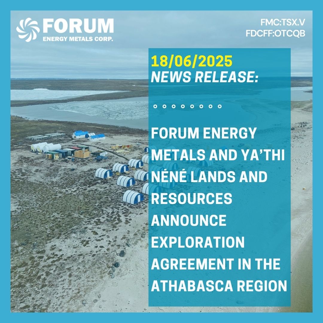 Forum Energy Metals Corp (@forumenergymc) on Twitter photo “Our goal is to continue to explore in a respectful and sustainable manner, and continue to build and maintain our long-term relationships that foster collaboration, mutual growth, and shared opportunities for many years to come.”
forumenergymetals.com/news/2025/foru… $FMC <a href="/CapitalJemini/">JeminiCapital</a> “Our goal is to continue to explore in a respectful and sustainable manner, and continue to build and maintain our long-term relationships that foster collaboration, mutual growth, and shared opportunities for many years to come.”
forumenergymetals.com/news/2025/foru… $FMC <a href="/CapitalJemini/">JeminiCapital</a>