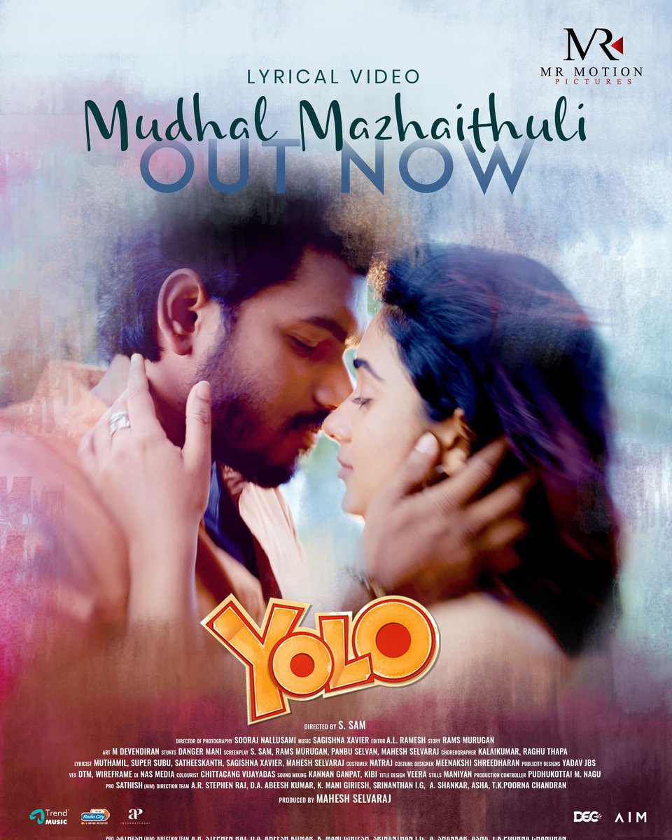 DEC (@decoffl) on Twitter photo Get ready to be drenched in Love 💕
Let #MudhalMazhaithuli revive your heart
#YOLO third Single Is Out Now 🎶
▶️ youtu.be/CIPk3D-kStg
🎤<a href="/gvprakash/">G.V.Prakash Kumar</a> <a href="/PriyankaNKoffl/">priyanka NK</a>
🖋️ <a href="/muthamilrms/">Muthamil</a>
<a href="/ActorDev_offl/">Dev</a> <a href="/Samthecreator/">Samdir</a> <a href="/Devu_devika77/">Devika Satheesh</a> <a href="/mrmpmovies/">M R MOTION PICTURES</a> <a href="/x_sagishna/">Sagishna Xavier</a> #Joewinshamalina Get ready to be drenched in Love 💕
Let #MudhalMazhaithuli revive your heart
#YOLO third Single Is Out Now 🎶
▶️ youtu.be/CIPk3D-kStg
🎤<a href="/gvprakash/">G.V.Prakash Kumar</a> <a href="/PriyankaNKoffl/">priyanka NK</a>
🖋️ <a href="/muthamilrms/">Muthamil</a>
<a href="/ActorDev_offl/">Dev</a> <a href="/Samthecreator/">Samdir</a> <a href="/Devu_devika77/">Devika Satheesh</a> <a href="/mrmpmovies/">M R MOTION PICTURES</a> <a href="/x_sagishna/">Sagishna Xavier</a> #Joewinshamalina