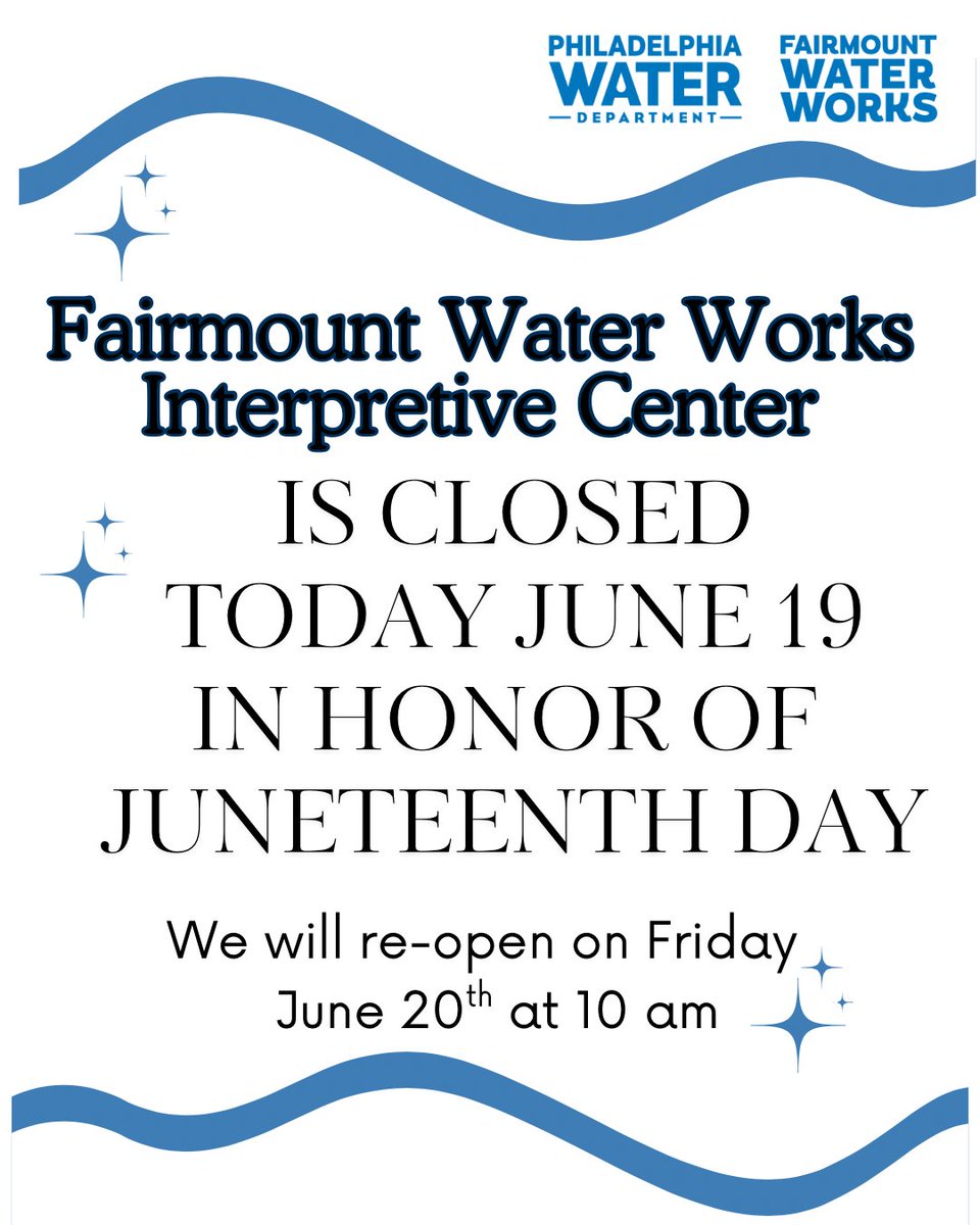 Fairmount Water Works Interpretive Center tweet media