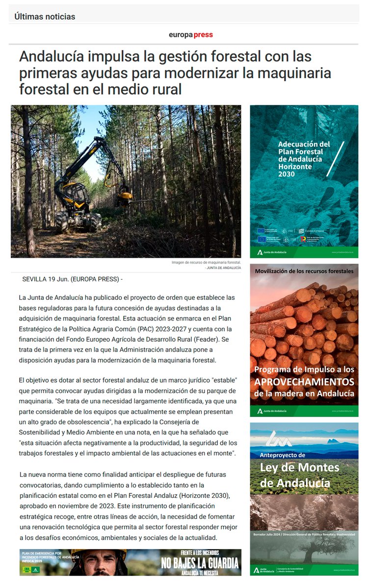 Un nuevo paso hacia un modelo económico verdaderamente basado en los recursos naturales renovables, como los que el monte provee, en la dignificación del empleo forestal y en la mejora tecnológica para reducir al mínimo los impactos de las imprescindibles actividades productivas.