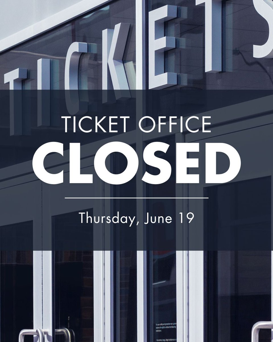 Happy Juneteenth! Our ticket office is closed today in observance of the holiday.