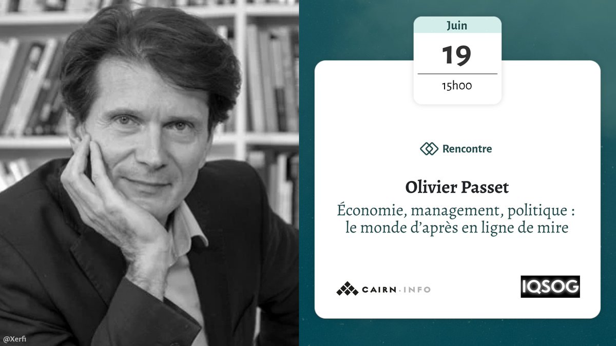 Économie, management, politique : le monde d’après en ligne de mire - Rencontre <a href="/IQSOG/">IQSOG</a> avec Olivier Passet shs.cairn.info/economie-manag…