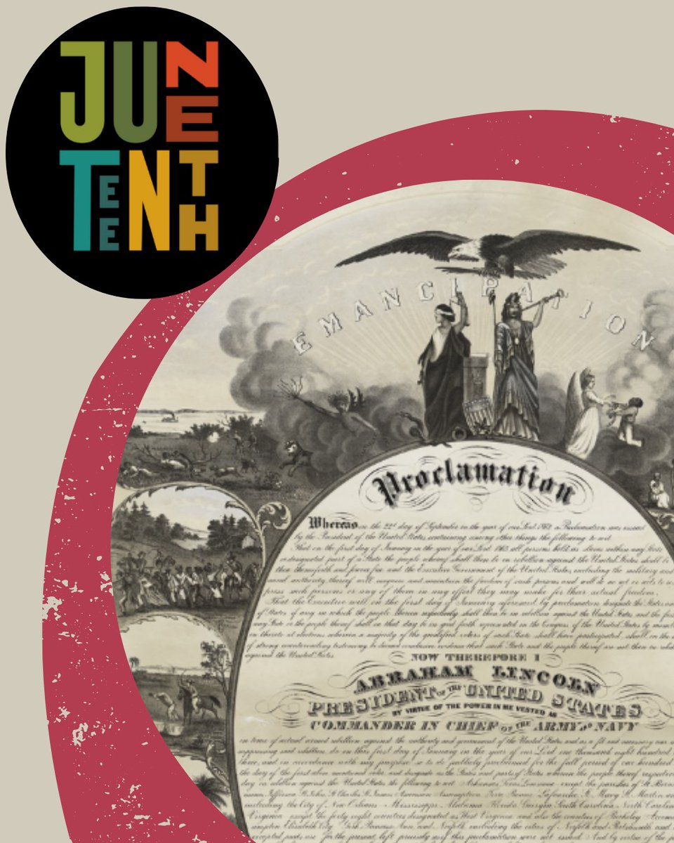 MSassociation's tweet image. On June 19, 1865, Union troops arrived in Galveston, Texas with the news that the more than 250,000 enslaved Black people in the state were free. This day came to be known as Juneteenth, now officially a federal holiday. 

Learn more: nmaahc.si.edu/juneteenth