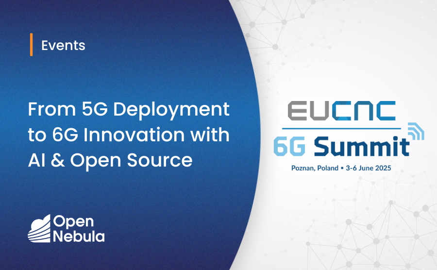 We were proud to take part t in the 2025 @EUCNC &amp; 6G Summit in Poznan 🇵🇱, one of Europe’s premier telecommunications events.

We joined a panel on the role of software and open source in accelerating standardized communication technologies. The discussion highlighted OpenNebula’s