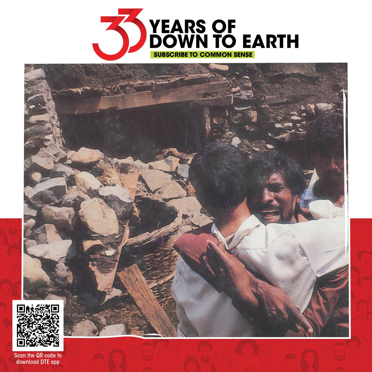 CSEINDIA (@cseindia) on Twitter photo <a href="/down2earthindia/">Down To Earth</a> <a href="/sunitanar/">Sunita Narain</a> <a href="/hindidown2earth/">Down To Earth Hindi</a> <a href="/Rajit1313/">Rajit Sengupta</a> <a href="/KiranPande4976/">Kiran Pandey</a> <a href="/rohinikrish9/">Rohini Krishnamurthy</a> <a href="/shagun__k/">Shagun</a> <a href="/PulahaRoy/">Pulaha Roy</a> <a href="/JoelMichaelhps/">Joel Michael</a> <a href="/sareen_rajneesh/">Rajneesh Sareen</a> <a href="/VivekChatto/">Vivek</a> 33 Years of Down To Earth | To commemorate our journey, we're opening our archives to share rare glimpses into India's environmental history that we witnessed.
Today, we look back at the devastatingĀ Latur Earthquake, October 1993. <a href="/down2earthindia/">Down To Earth</a> <a href="/sunitanar/">Sunita Narain</a> <a href="/hindidown2earth/">Down To Earth Hindi</a> <a href="/Rajit1313/">Rajit Sengupta</a> <a href="/KiranPande4976/">Kiran Pandey</a> <a href="/rohinikrish9/">Rohini Krishnamurthy</a> <a href="/shagun__k/">Shagun</a> <a href="/PulahaRoy/">Pulaha Roy</a> <a href="/JoelMichaelhps/">Joel Michael</a> <a href="/sareen_rajneesh/">Rajneesh Sareen</a> <a href="/VivekChatto/">Vivek</a> 33 Years of Down To Earth | To commemorate our journey, we're opening our archives to share rare glimpses into India's environmental history that we witnessed.
Today, we look back at the devastatingĀ Latur Earthquake, October 1993.