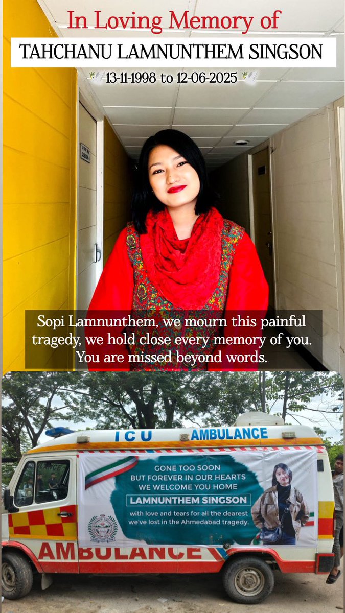 AboriginalKuki's tweet image. 𝐋𝐚𝐦𝐧𝐮𝐧𝐭𝐡𝐞𝐦 𝐒𝐢𝐧𝐠𝐬𝐨𝐧: 𝐇𝐨𝐧𝐨𝐫𝐢𝐧𝐠 𝐭𝐡𝐞 𝐂𝐚𝐛𝐢𝐧 𝐂𝐫𝐞𝐰 𝐨𝐟 𝐀𝐡𝐦𝐞𝐝𝐚𝐛𝐚𝐝 𝐂𝐫𝐚𝐬𝐡 𝐰𝐢𝐭𝐡 𝐔𝐧𝐢𝐭𝐲 𝐚𝐧𝐝 𝐂𝐨𝐦𝐩𝐚𝐬𝐬𝐢𝐨𝐧 𝐢𝐧 𝐍𝐚𝐠𝐚𝐥𝐚𝐧𝐝
Since the arrival of Lamnunthem Singson’s mortal remains at Dimapur Airport, people from all…