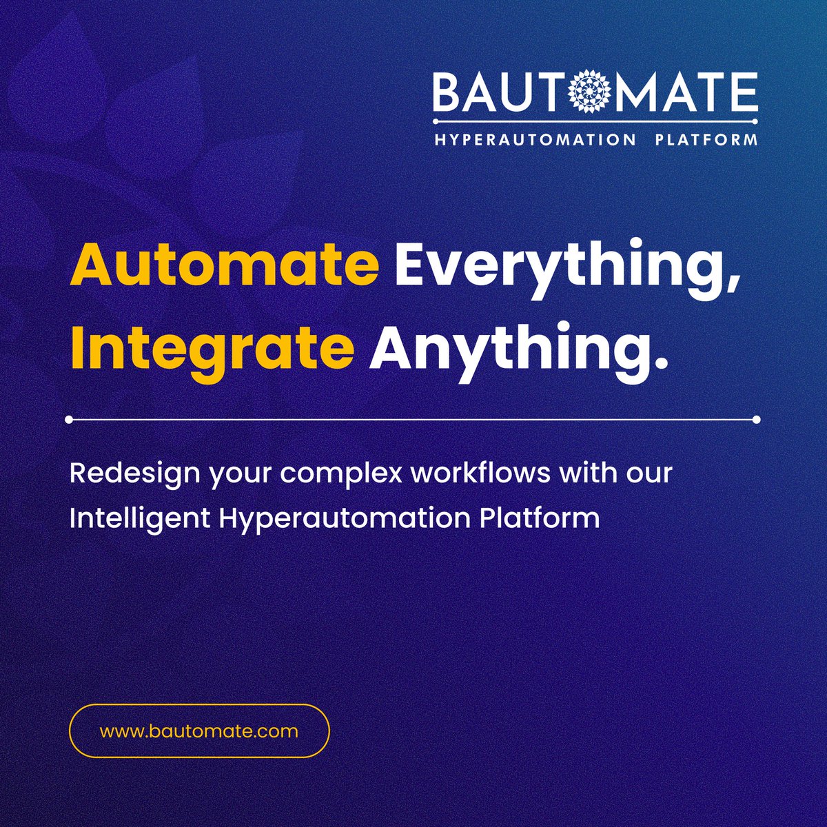 Bautomate_BPA's tweet image. Still using basic bots? It’s time to level up.
Bautomate’s Hyperautomation Platform brings AI Agents, IDP &amp;amp; Process orchestration — all in one ecosystem.
Smarter automation. Real results.

👉 bautomate.com
#Bautomate #Hyperautomation #AI #AutomationStrategy #DigitalOps