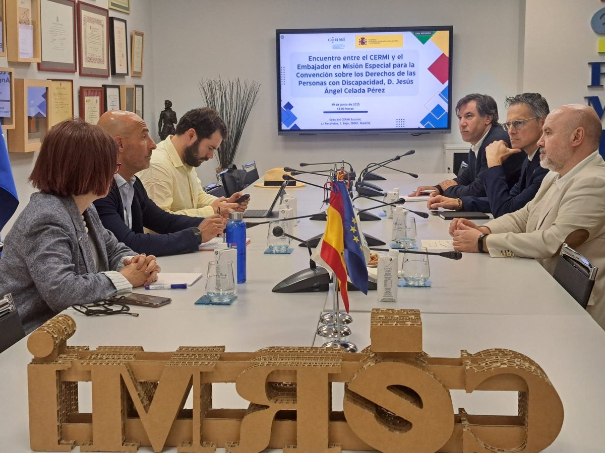 CERMI Estatal (@cermi_estatal) on Twitter photo El CERMI plantea a Exteriores que España se ponga en primera línea de la diplomacia de la inclusión en la escena internacional
⬇️
cermi.es/noticia/el-cer…
<a href="/MAECgob/">Ministerio de Asuntos Exteriores, UE y Cooperación</a> <a href="/jcelada/">jesus celada</a> El CERMI plantea a Exteriores que España se ponga en primera línea de la diplomacia de la inclusión en la escena internacional
⬇️
cermi.es/noticia/el-cer…
<a href="/MAECgob/">Ministerio de Asuntos Exteriores, UE y Cooperación</a> <a href="/jcelada/">jesus celada</a>