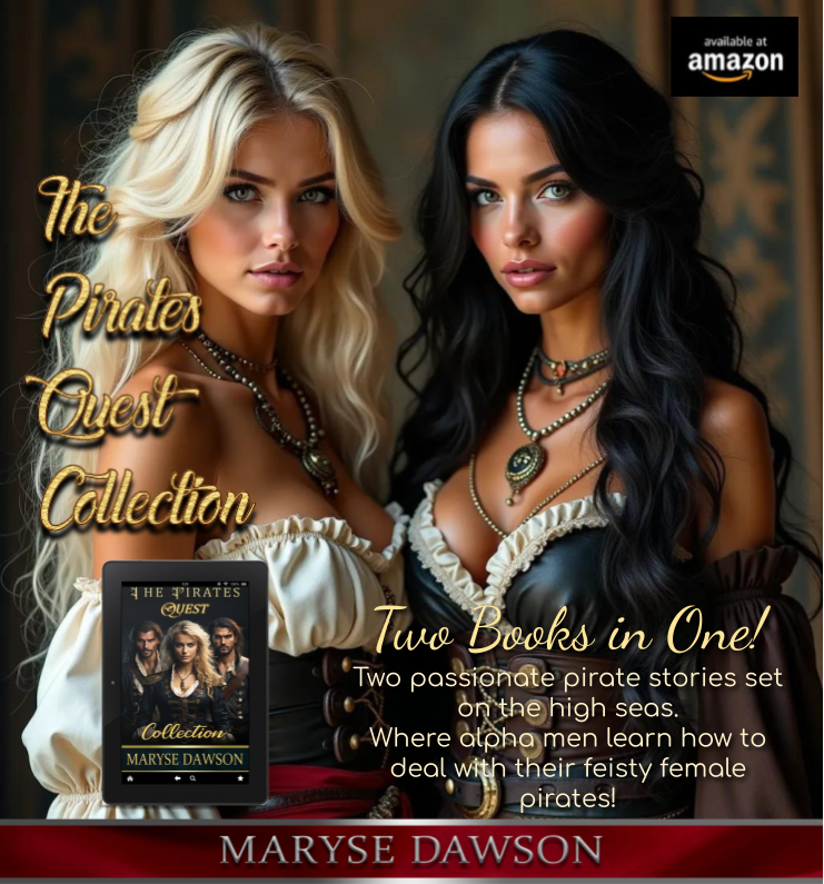MaryseDawson's tweet image. Fancy a Spicy Pirate Romance or Two?
╔•═❅❅❖༻•❖❖💕❖❖•༺❖❅❅═•╗
THE PIRATES QUEST COLLECTION
╚•═❅❅❖༻•❖❖💕❖❖•༺❖❅❅═•╝
books2read.com/u/mg8lBq
🔥The Pirates Quest Collection🔥
⚡️2 Full Length Stories in 1 Book!
🏴☠️Tides of Desire & Captive to the…