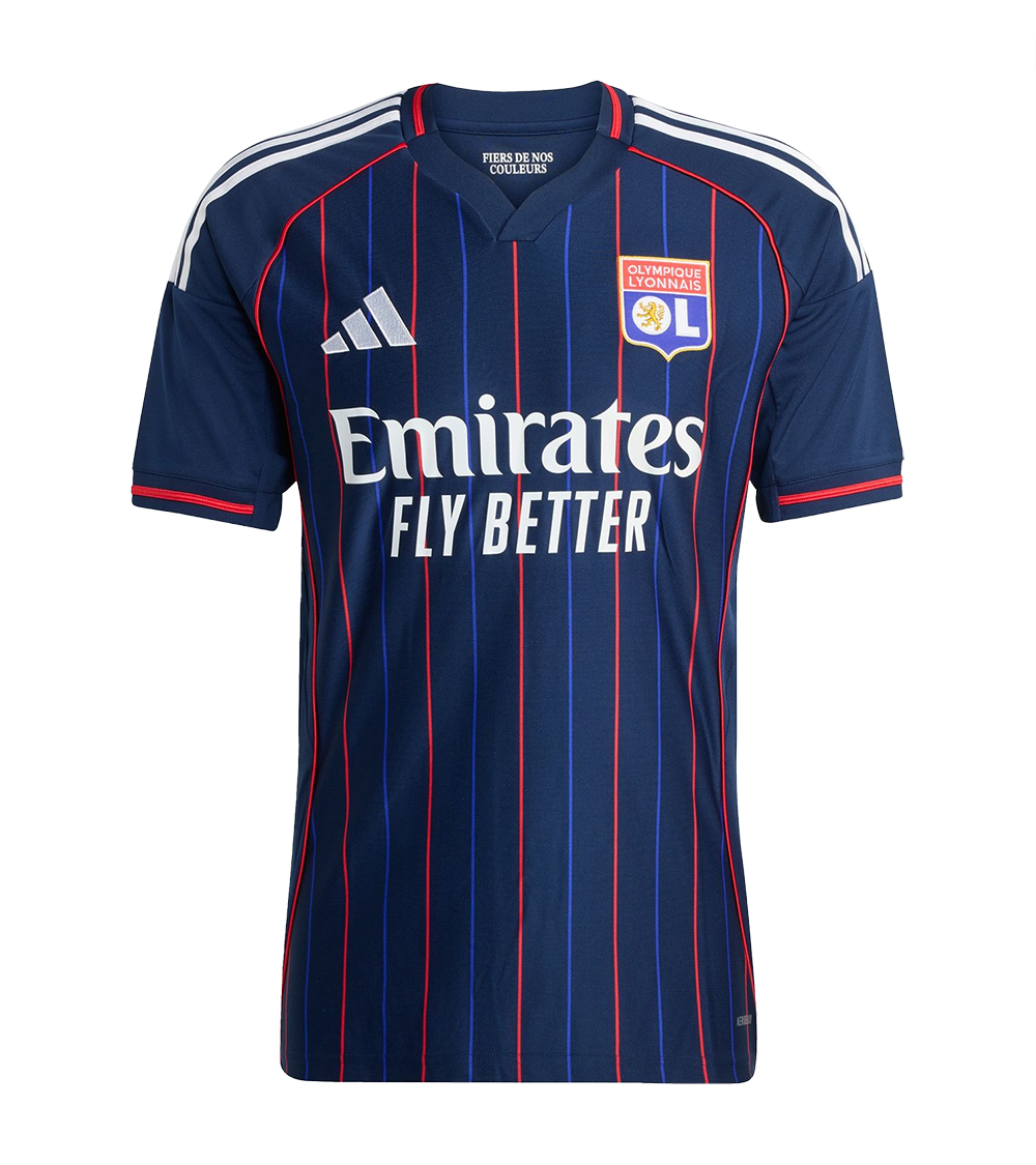 Marca de Gol (@marcadegol) on Twitter photo 2024 🆚 2025 - Olympique Lyonnais <a href="/adidasfootball/">adidas Football</a> Away Kit
🔎 Base azul marino con pinstripes en azul claro y rojo
🔎 Vivo rojo en cuello -con terminación cruzada-, puños y laterales
🔎 "Fiers de nos couleurs" ('Orgullosos de nuestros colores') en el interno del cuello 2024 🆚 2025 - Olympique Lyonnais <a href="/adidasfootball/">adidas Football</a> Away Kit
🔎 Base azul marino con pinstripes en azul claro y rojo
🔎 Vivo rojo en cuello -con terminación cruzada-, puños y laterales
🔎 "Fiers de nos couleurs" ('Orgullosos de nuestros colores') en el interno del cuello