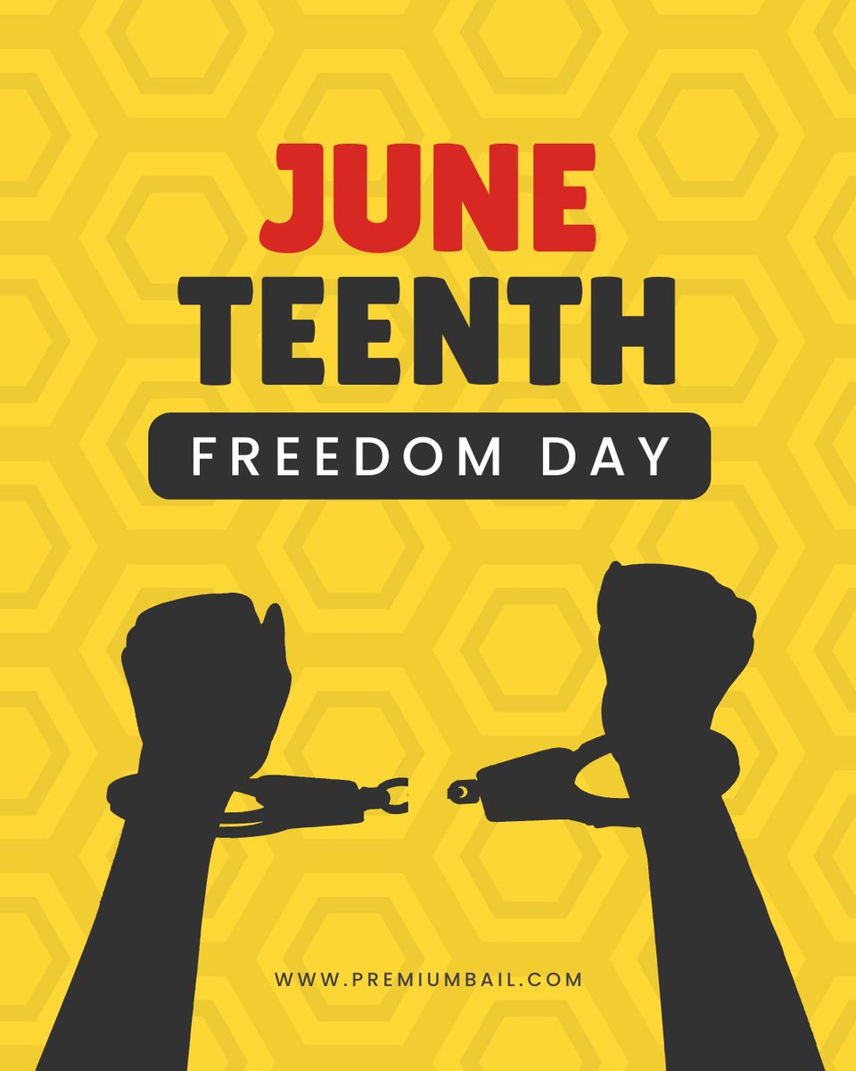 premiumbailbond's tweet photo. At Premium Bail Bonds, we believe in second chances, justice, and freedom for all.
If you or a loved one ever needs help reclaiming your freedom, we’re here 24/7 — no judgment, just support.
Because freedom shouldn’t have to wait.

#Juneteenth #FreedomDay #PremiumBailBonds https://t.co/hnRev1FbVe