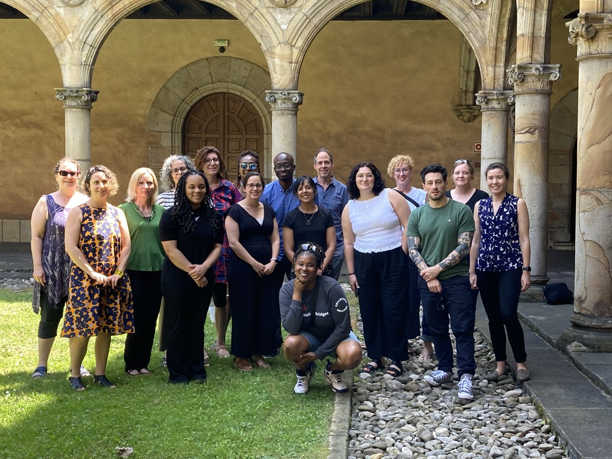 IISJOnati's tweet image. We hope everyone is enjoying the workshop on Theorizing Carceral Desires, Imagining Non-Carceral Futures: Methodologies and Conceptual Frameworks, with wonderful weather in #Oñati! Thanks for coming! #iisj #iisl iisj.net/en/workshops/t…