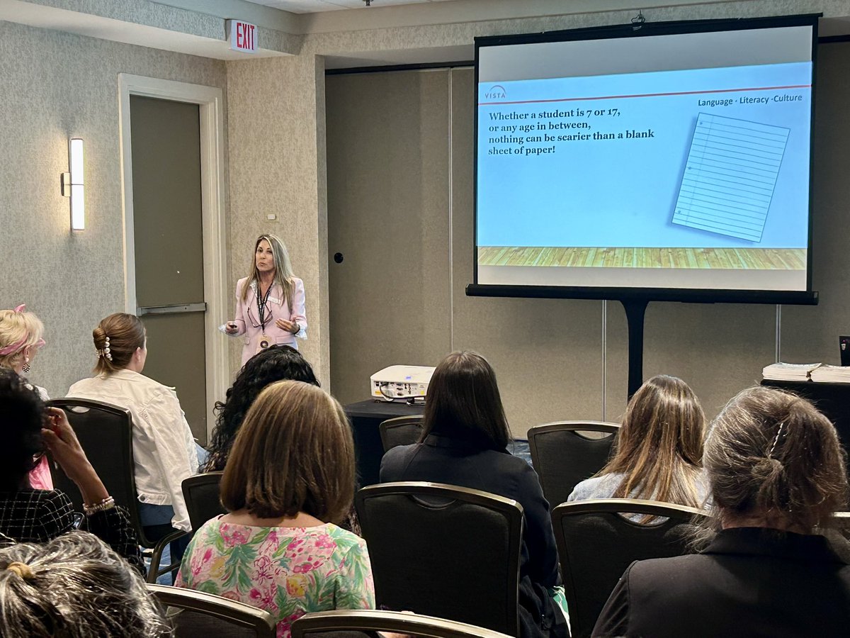 JodyNolf's tweet image. Thank you to all of you who joined the @VHLPreK12 team to learn simple and effective strategies for teaching writing in the content areas. We are honored to be part of your #LiteracyStory! #Engage