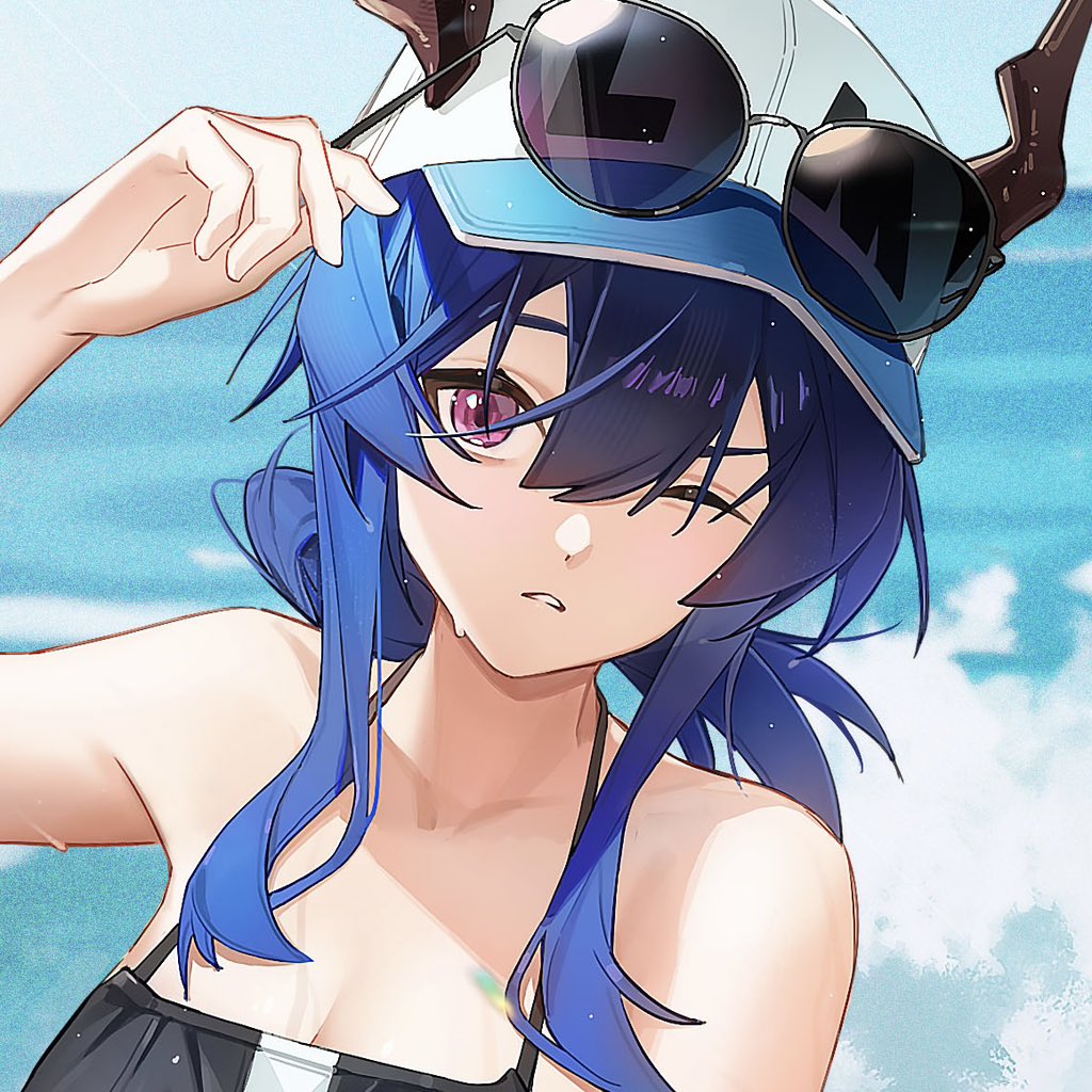 AyanTong5945's tweet photo. It was painted by Chen last summer, and in the blink of an eye, another summer has arrived🌊#明日方舟 #Arknights #illustration #VGenComm #イラスト #アークナイツ https://t.co/oRfiXxkVsf