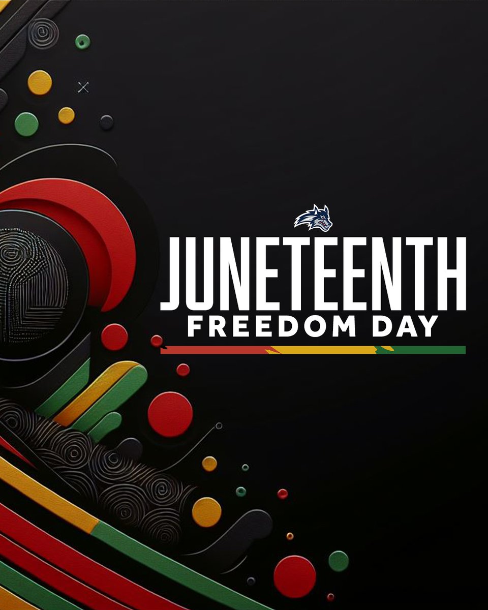 Stony Brook Athletics (@sbathletics) on Twitter photo Honoring Juneteenth.
Today, we observe & celebrate Juneteenth, the commemoration of the ending of slavery in the U.S. on June 19, 1865.
ππΊ x <a href="/SeawolvesUnited/">Seawolves United</a> Honoring Juneteenth.
Today, we observe & celebrate Juneteenth, the commemoration of the ending of slavery in the U.S. on June 19, 1865.
ππΊ x <a href="/SeawolvesUnited/">Seawolves United</a>