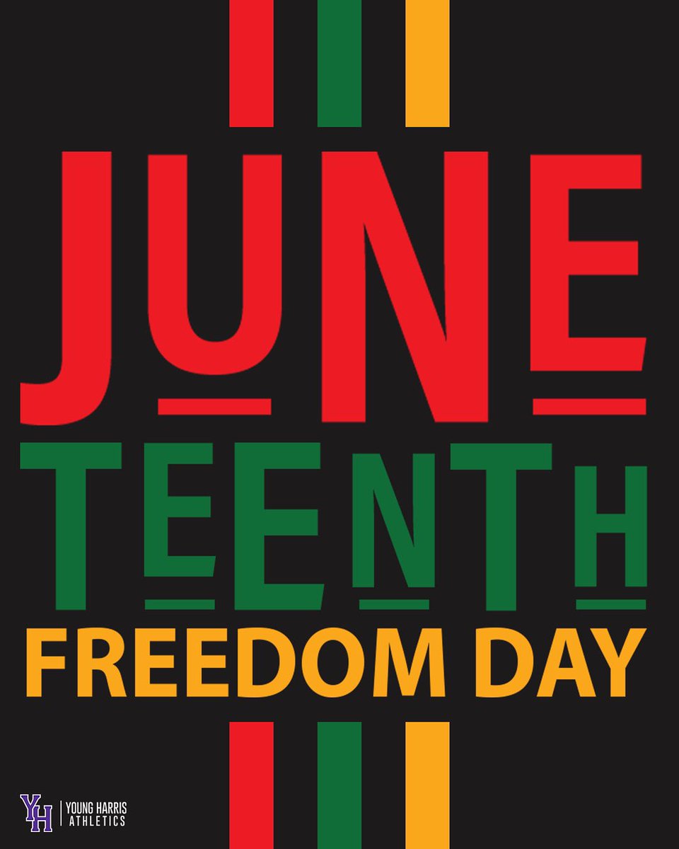 YHC Athletics (@yhcathletics) on Twitter photo Today we commemorate Juneteenth, a day to celebrate and reflect on a pivotal moment in our nation’s history. Today we commemorate Juneteenth, a day to celebrate and reflect on a pivotal moment in our nation’s history.