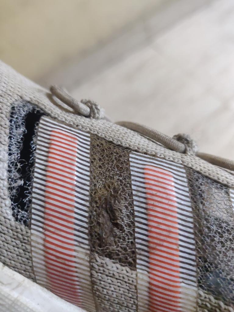 Pavan71153173's tweet photo. @_Kalyan_K Nobody is taking the responsibility. I've hardly used the shoes. Request you refund the money. 🙏 It's not possible for me to buy new shoes in every three months. And, if is not under the policy, please do something. But refund/ change the shoes. https://t.co/LihfJ6efAU