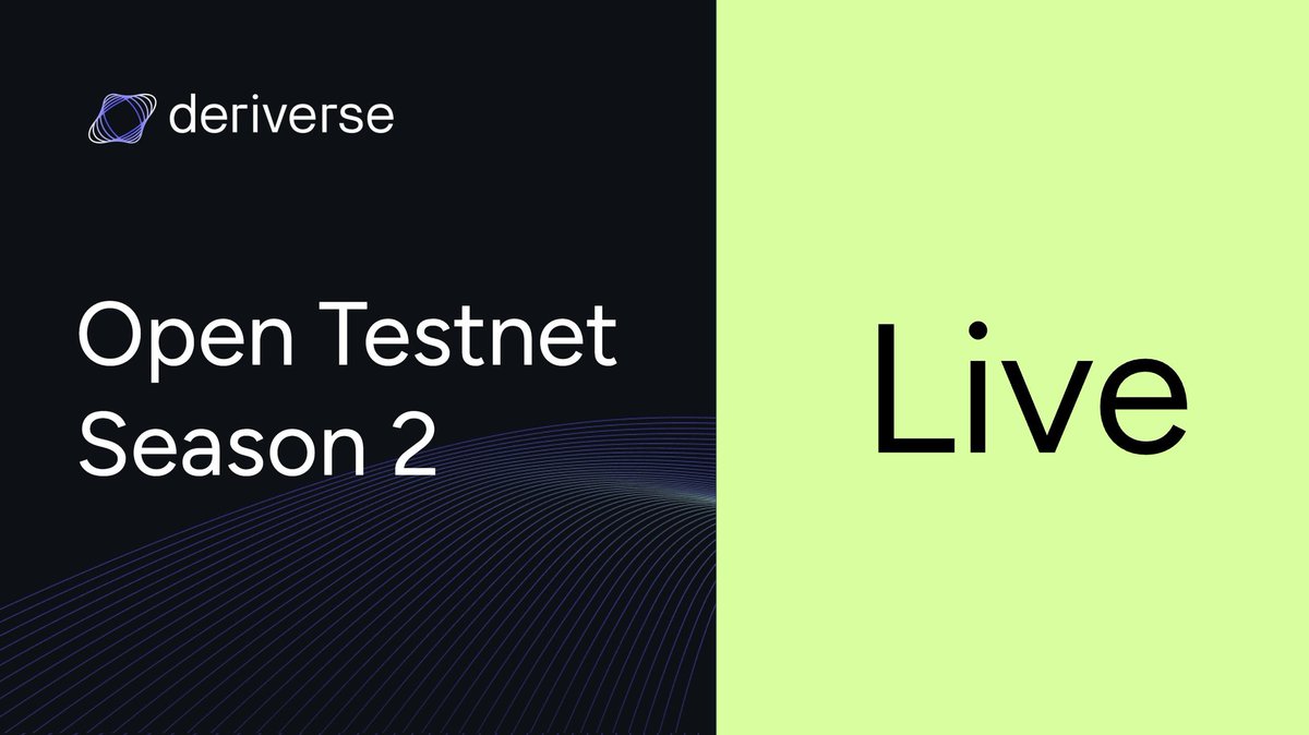 44Lorenxo's tweet photo. 🚀 🚀 @deriverse_io testnet is LIVE!
Solana’s 1st onchain perp CLOB DEX 🔥

💥 Liquidations | 💰 Funding | 🗳️ Governance

Earn points 📝 &amp; join the trading comp 🏆
👉 https://t.co/DYUblMLorp | 

Feedback: https://t.co/lLQ6GzoCl5

#Solana #DRVS https://t.co/Zf1AmEUTX2
