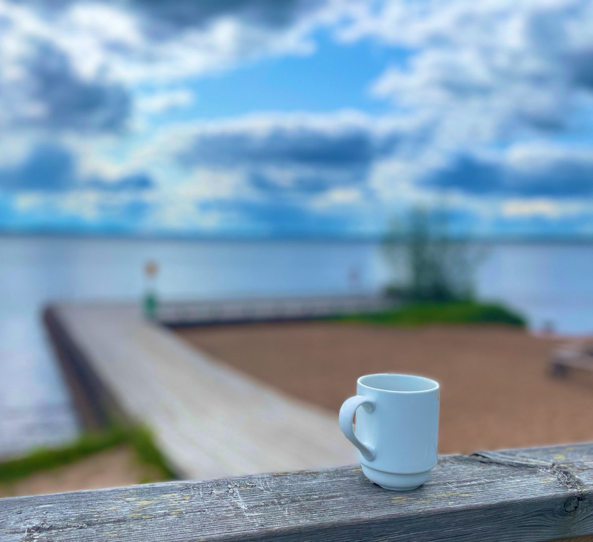 Länge sen men nu var det dags för lite ”kaffe vid vatten” i flödet☕️😀