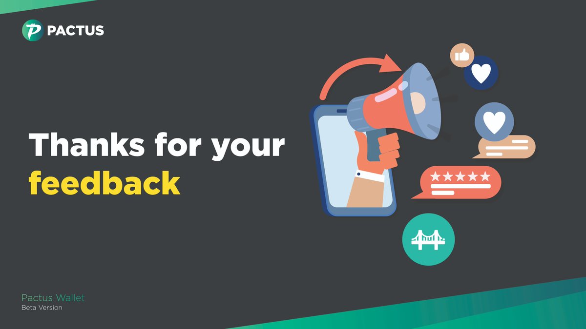 📢  Web Wallet - Phase 5 - Feedback Wanted!
Help us build the ultimate wallet! Test new features &amp; share feedback. Every report or idea makes Pactus better.
🔥 Features:
✔ Transaction History
✔ Bridge PAC using Wrapto
✔ Support Emojis
✔ QR Code Format
✔ Address Private Key