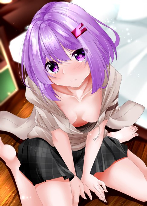 雫ちゃんのムネチライラストでけた!! 