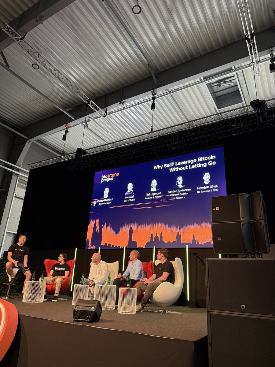 Giac (@giac_reali) on Twitter photo Insightful panel at <a href="/BTCPrague/">BTC Prague</a> with the players most actively working to bridge Bitcoin-backed lending to institutional and private capital.
The math, the unfolding of game theory, and the incentives it triggers are driving the transition to the Bitcoin Standard through BTC Insightful panel at <a href="/BTCPrague/">BTC Prague</a> with the players most actively working to bridge Bitcoin-backed lending to institutional and private capital.
The math, the unfolding of game theory, and the incentives it triggers are driving the transition to the Bitcoin Standard through BTC