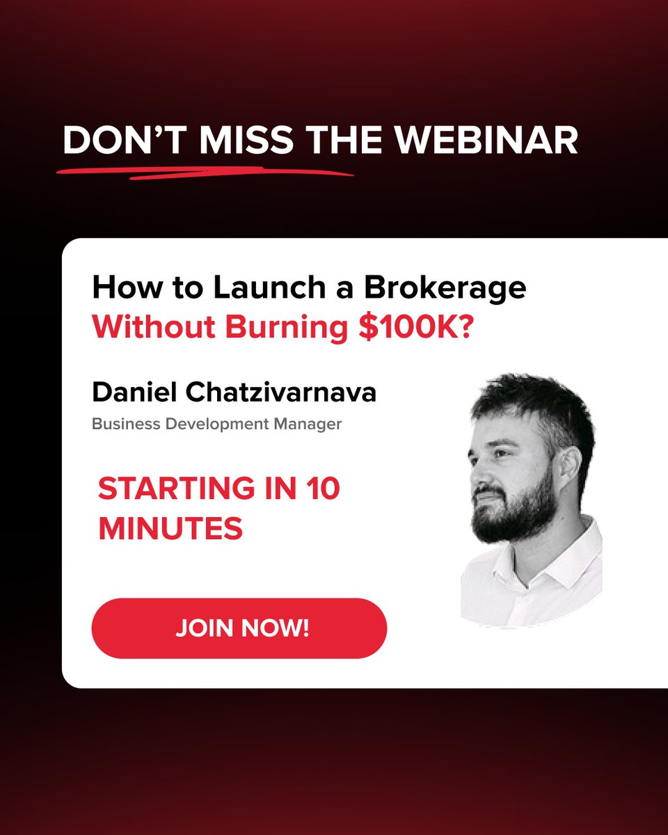 Quadcode_SaaS's tweet image. ⏰ Starting in 10 minutes!
🚀Our webinar "How to Launch a Brokerage Without Burning $100K" goes live shortly!
💼 Grab your spot now and get ready for actionable insights and expert strategies to kickstart your brokerage the smart way.
Join here 👉 ow.ly/rKIq50WcgJW