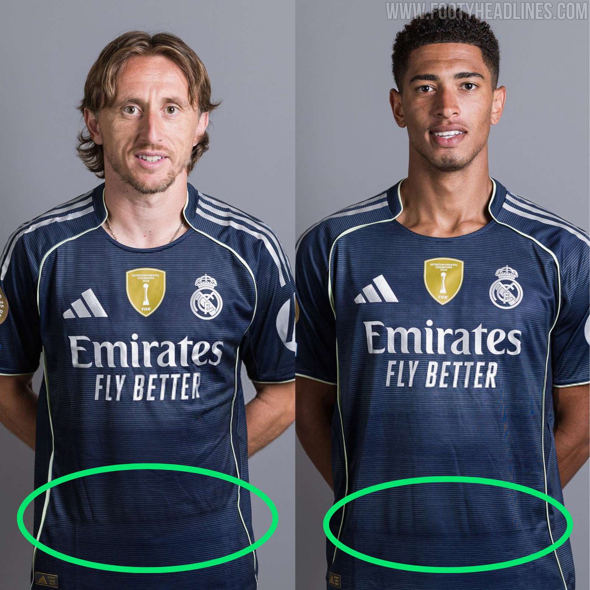 🧐🧐 The line is likely caused by the heat press used to apply namesets and numbers on the new, sensitive Adidas 25-26 authentic fabric, which is prone to leaving lasting impressions.