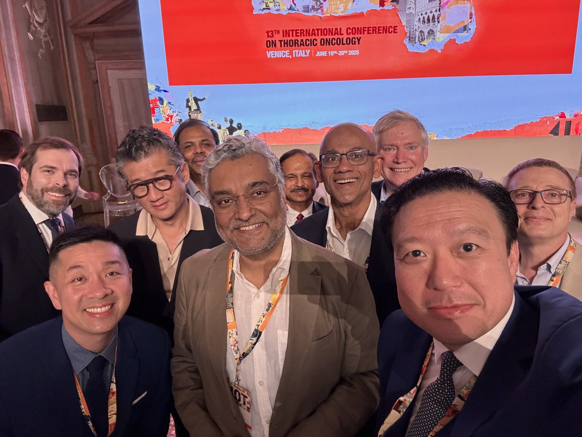 Stephen V Liu, MD (@stephenvliu) on Twitter photo Starting #CIOT25 with Drs. Filippo de Marinis and Cesare Gridelli in Venice. A privilege to discuss recent paradigm changes in lung cancer with expert friends! <a href="/ShirishGadgeel/">Shirish Gadgeel</a> <a href="/DrSanjayPopat/">Sanjay Popat</a> <a href="/nicogirardcurie/">Nicolas Girard</a> <a href="/alexdrilon/">Alexander Drilon MD</a> <a href="/RamalingamMD/">Suresh S. Ramalingam, MD, FASCO</a> <a href="/TonyMok9/">Tony Mok</a> <a href="/MartinReck2/">Martin Reck</a> <a href="/bensolomon1/">Ben Solomon</a> Starting #CIOT25 with Drs. Filippo de Marinis and Cesare Gridelli in Venice. A privilege to discuss recent paradigm changes in lung cancer with expert friends! <a href="/ShirishGadgeel/">Shirish Gadgeel</a> <a href="/DrSanjayPopat/">Sanjay Popat</a> <a href="/nicogirardcurie/">Nicolas Girard</a> <a href="/alexdrilon/">Alexander Drilon MD</a> <a href="/RamalingamMD/">Suresh S. Ramalingam, MD, FASCO</a> <a href="/TonyMok9/">Tony Mok</a> <a href="/MartinReck2/">Martin Reck</a> <a href="/bensolomon1/">Ben Solomon</a>